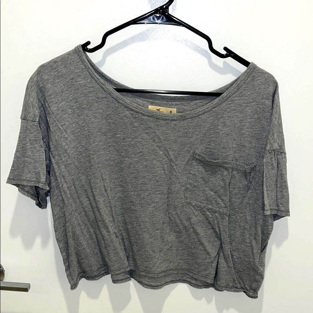 Hollister Grey Women’s Crop Top